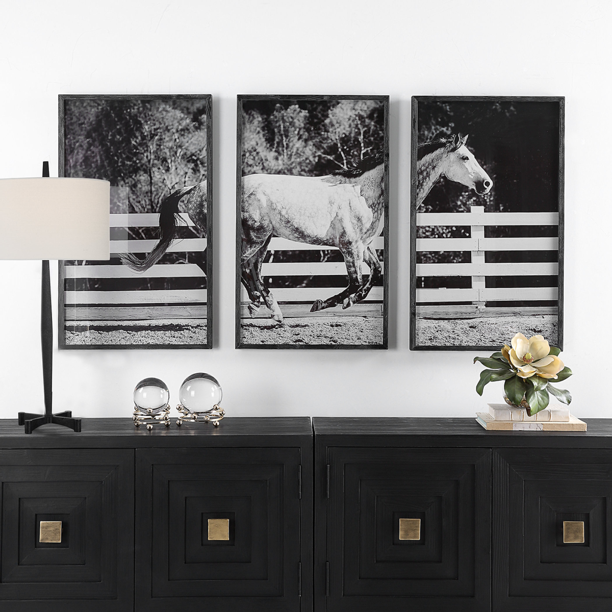 Elegant Equestrian Home Decor For Your Interior Horses Heels   Framed Running Horse Print 1200x1200 