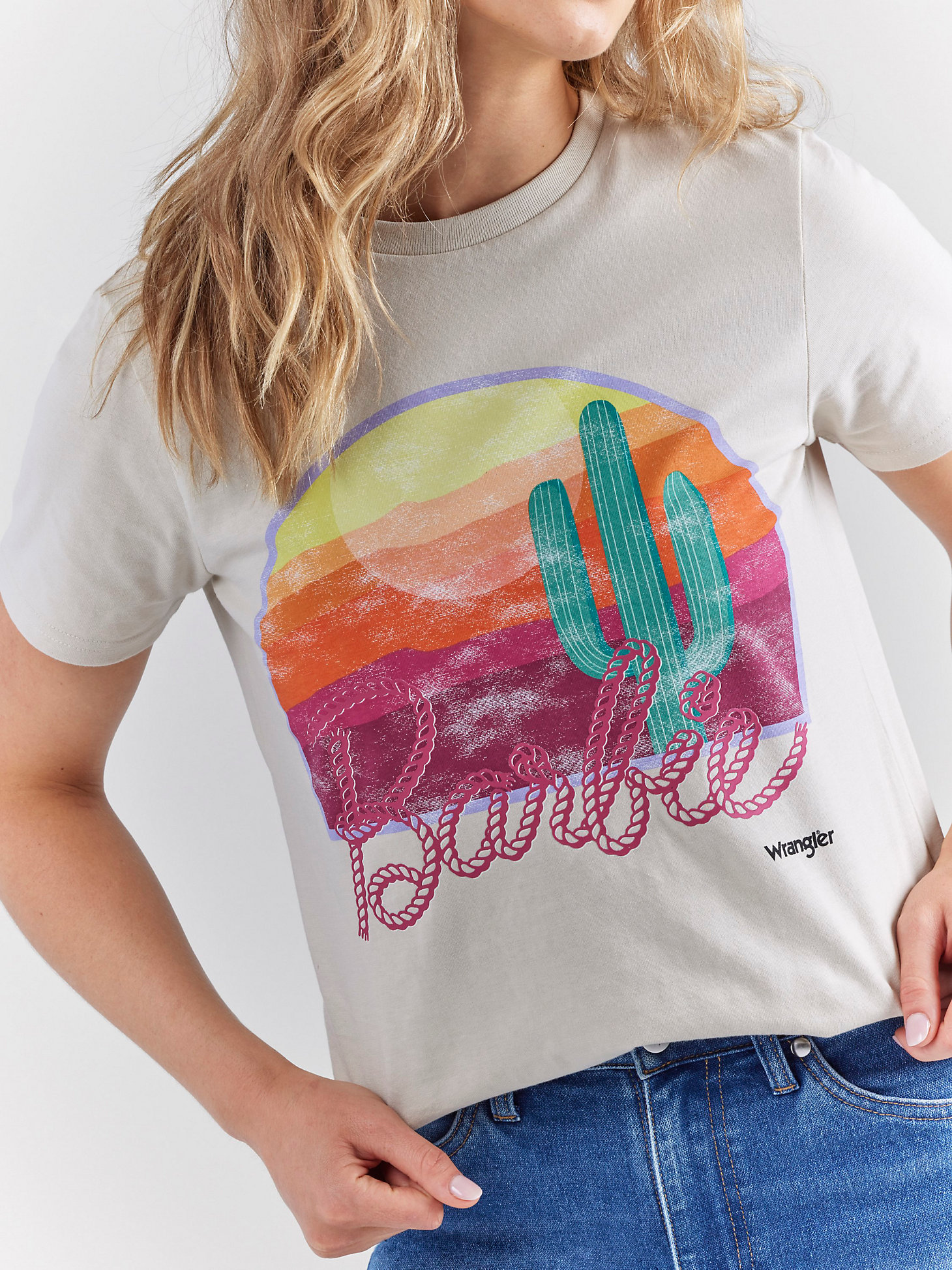 Barbie x Wrangler desert t-shirt