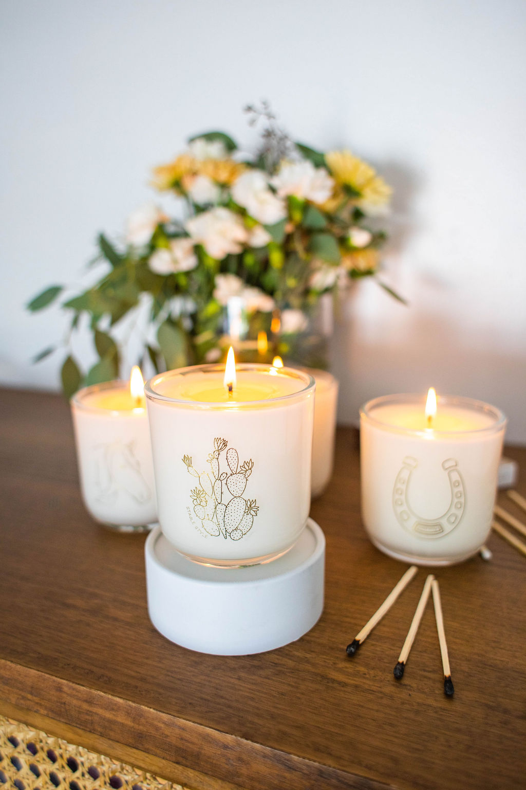 Cactus candle - luxury soy wax